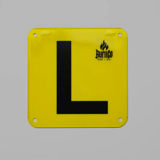 BurnCo | L Plate